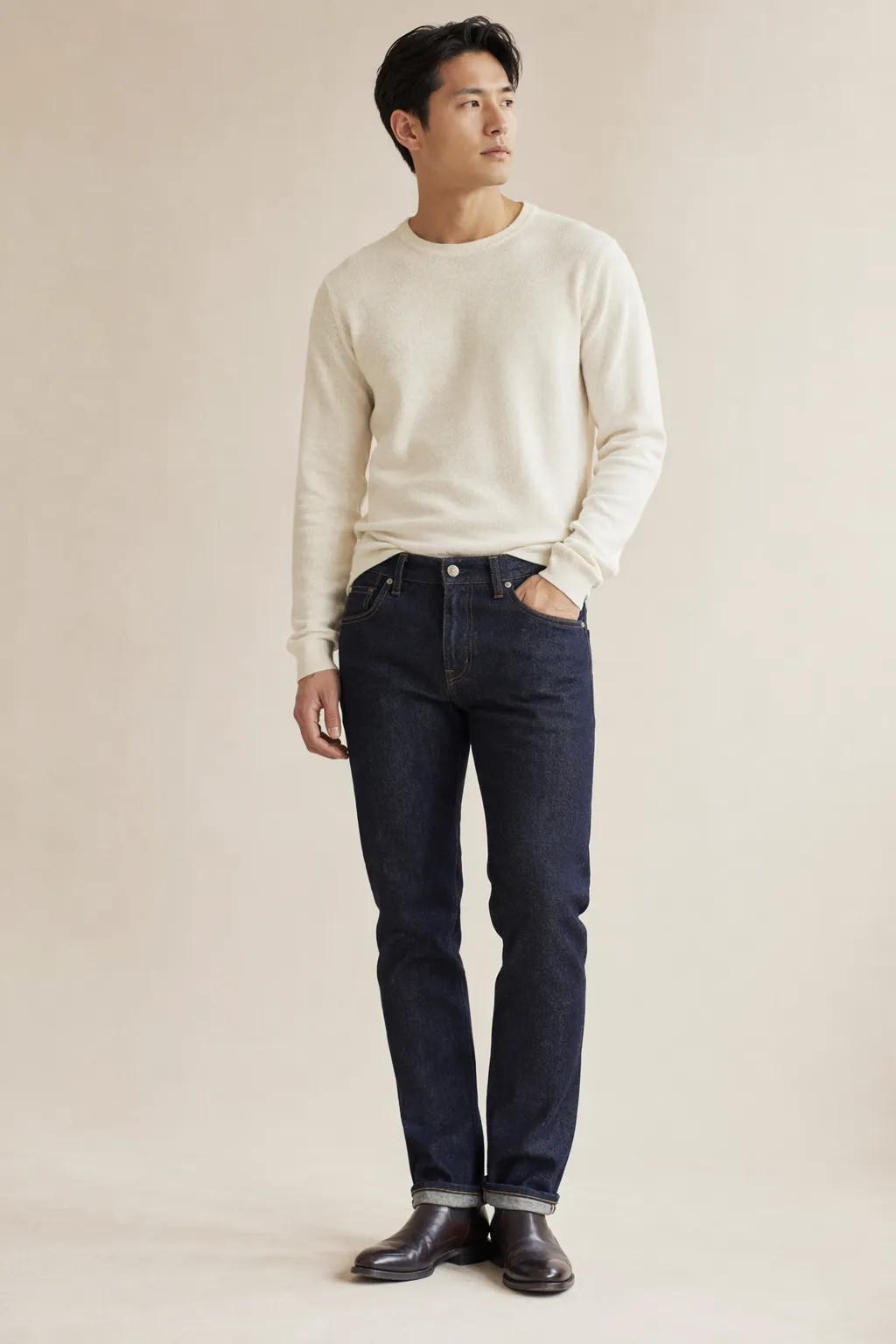 Denim man raw indigo slim