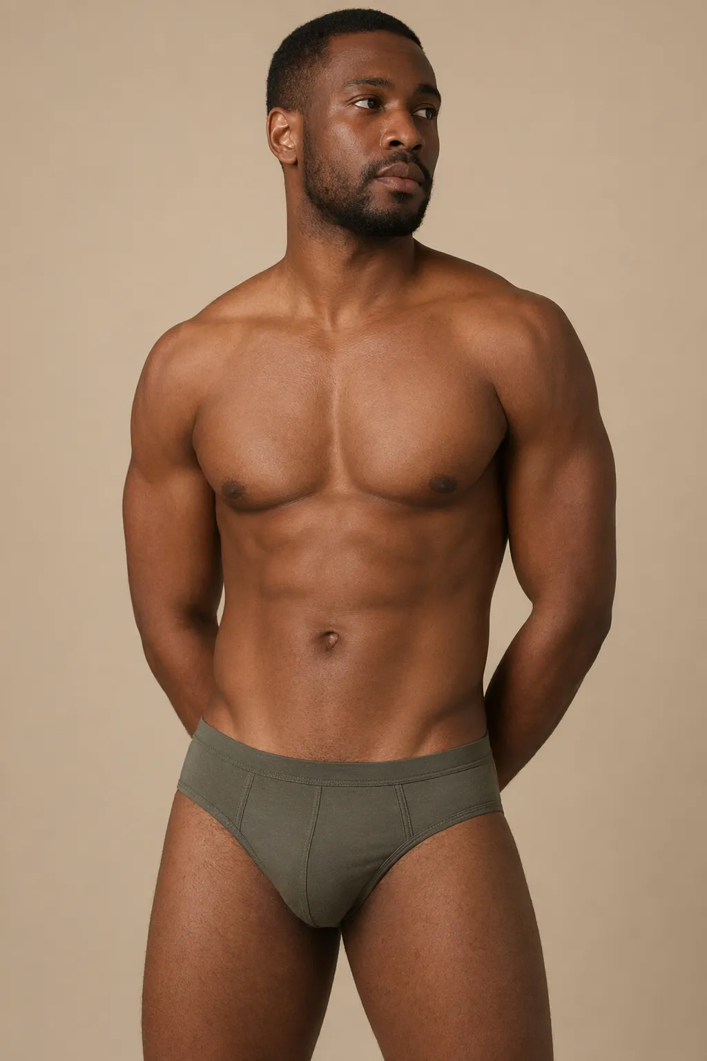 Innerwear man olive brief