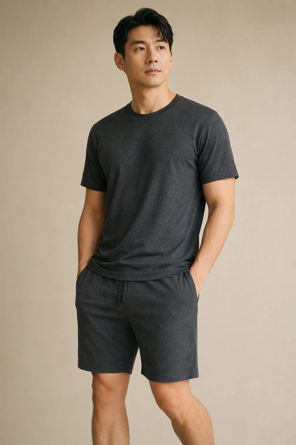 Nightwear man charcoal lounge set