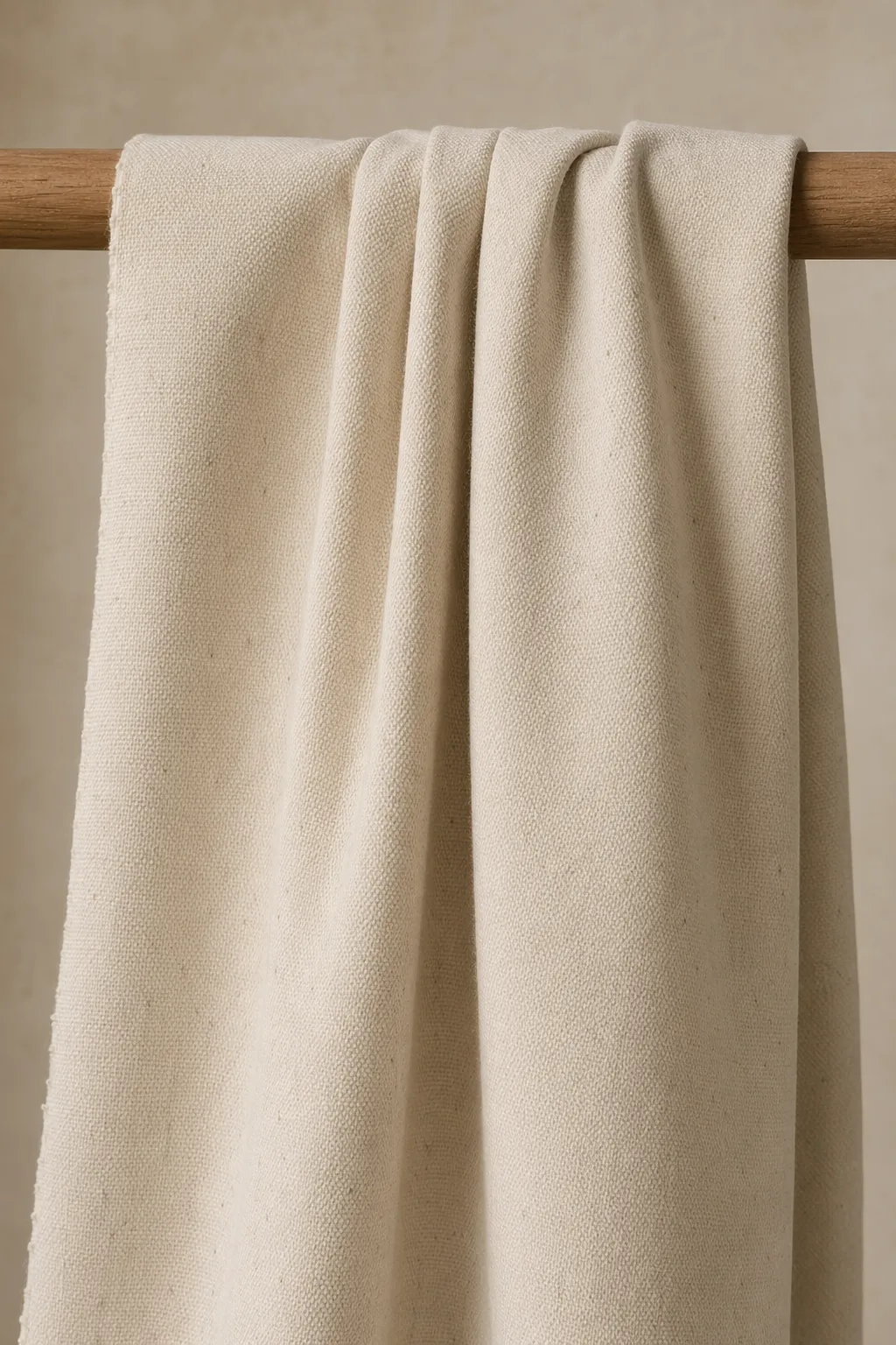 Wovens greige cotton canvas